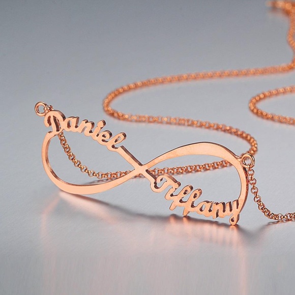 Infinite Love Personalized Infinity Necklace - Picture 4 of 4